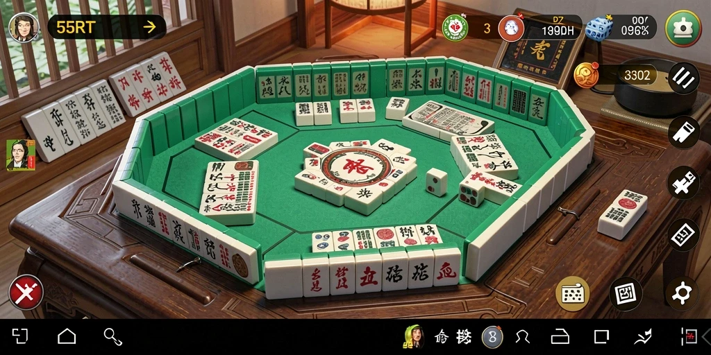Gameplay Mahjong yang seru dan mengasyikkan di 55RT.