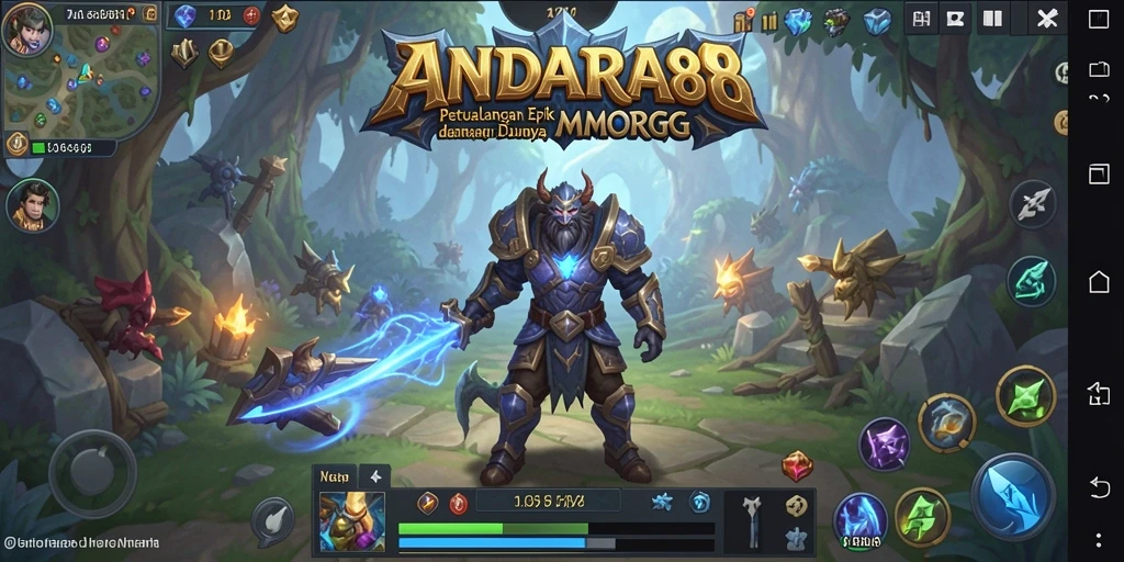 Gameplay ANDARA88 yang epik dan seru dalam dunia MMORPG.