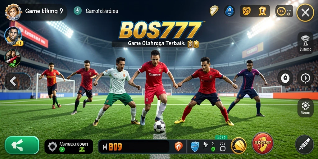 Tangkapan layar utama BOS777 menunjukkan gameplay yang intens dan seru.