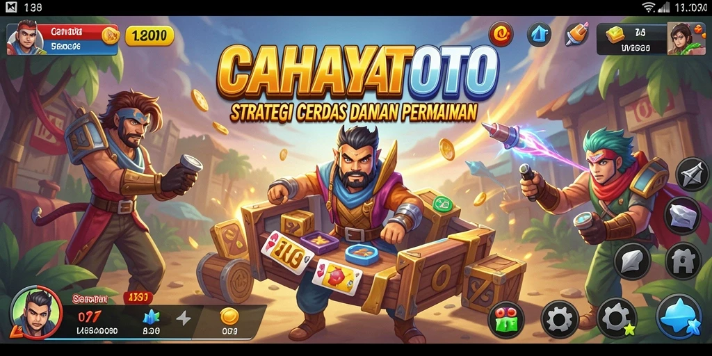 Tampilan gameplay strategi yang mendebarkan di CAHAYATOTO.
