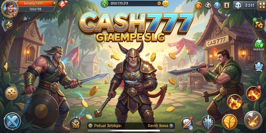 Tampilan seru dari pertempuran strategi di CASH777.