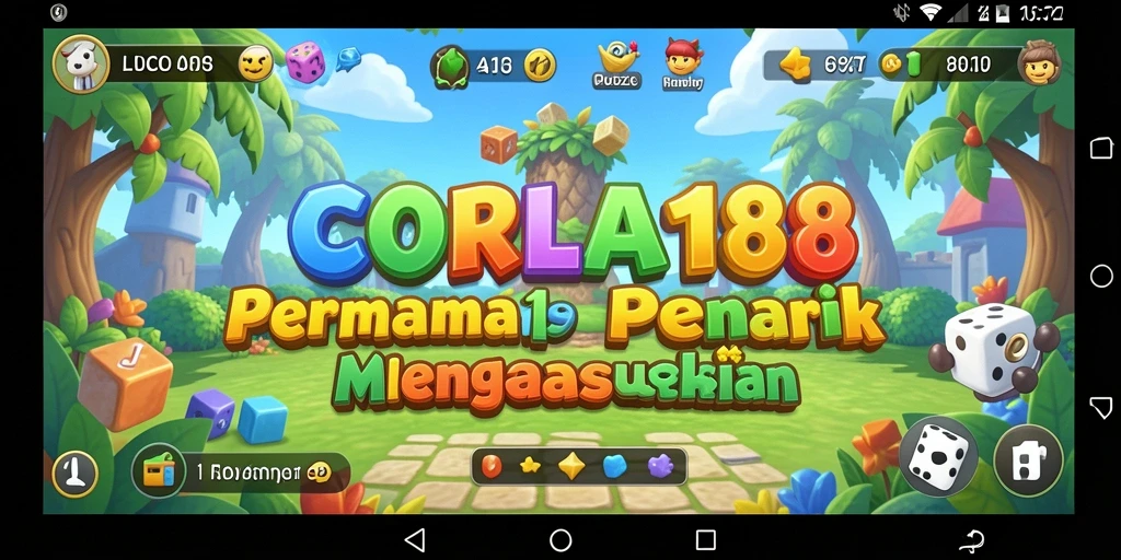 Tampilan gameplay <strong>CORLA188</strong> dengan potongan puzzle yang penuh warna.