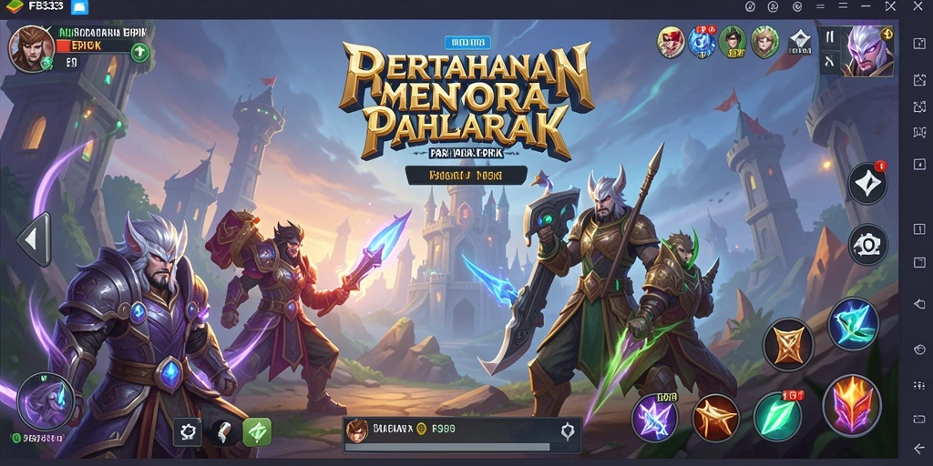 Tampilkan gameplay seru FB333 dengan strategi Tower Defense yang mendebarkan.