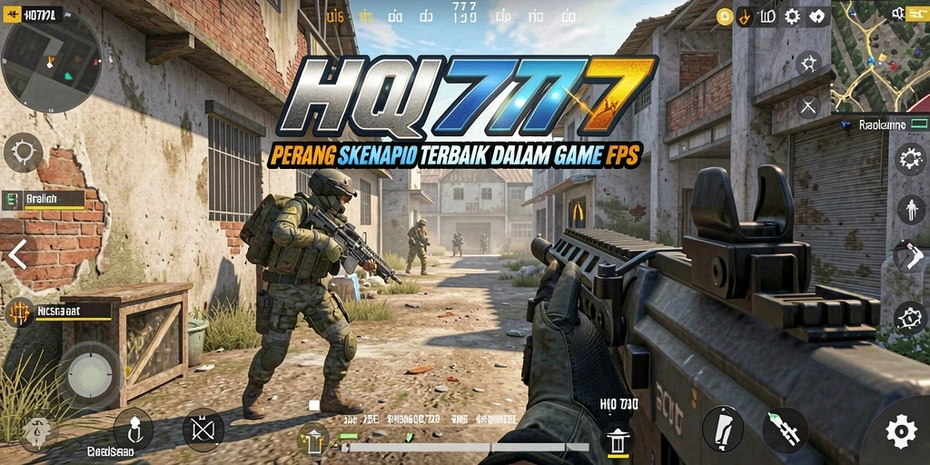Gameplay menegangkan dalam HQ777 dengan efek visual yang menakjubkan.
