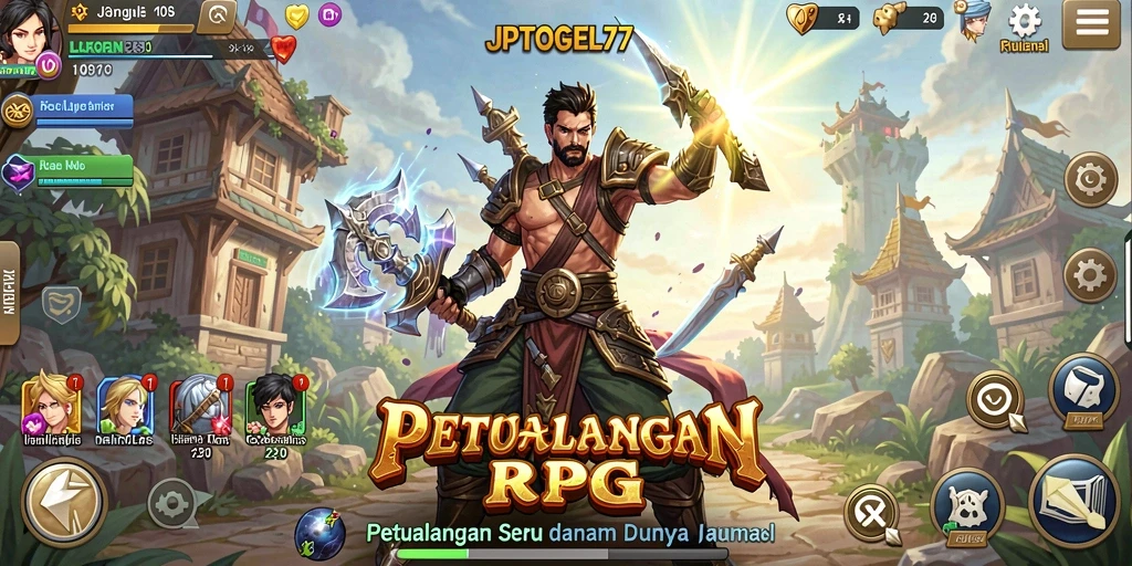 Gameplay seru dalam dunia RPG JPTOGEL77.