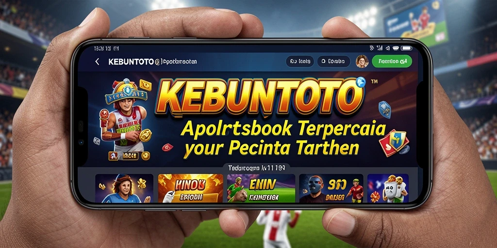 Tangkapan layar utama KEBUNTOTO yang menunjukkan fitur taruhan olahraga.