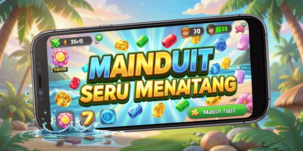Tampilan gameplay seru dan penuh warna dari MAINDUIT.