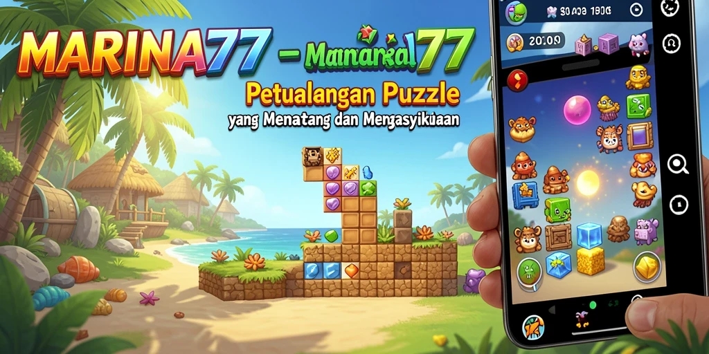 Menampilkan gameplay MARINA77 dengan berbagai teka-teki menarik.
