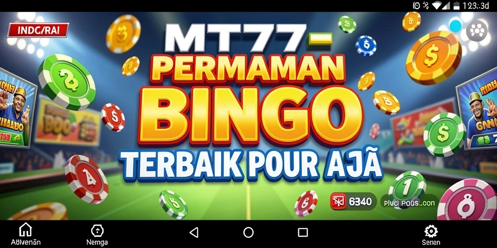 Tampilan gameplay Bingo yang menarik dan penuh warna.