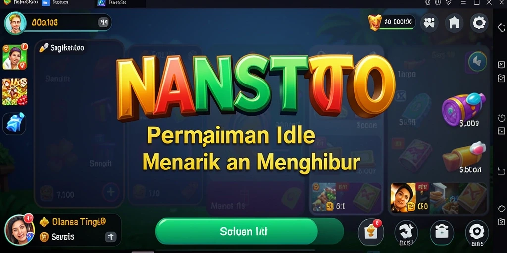 Tampilan gameplay menarik dari NANASTOTO dengan elemen Idle.