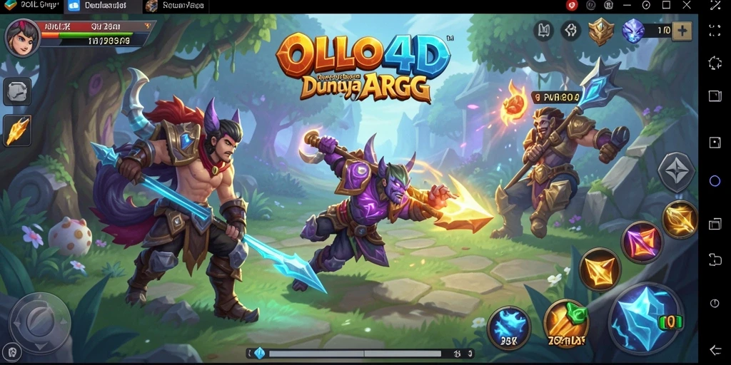Gameplay menakjubkan dalam OLLO4D dengan aksi ARPG yang mendebarkan.