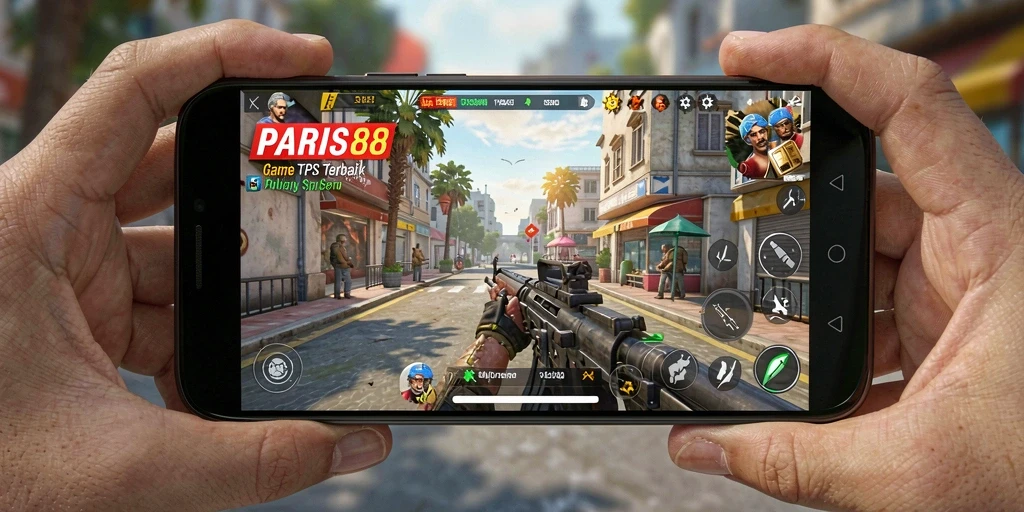 Tampilan menakjubkan dari gameplay TPS PARIS88 yang seru.
