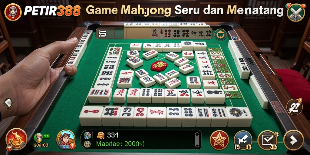 Tampilan gameplay menarik dari PETIR388 dengan berbagai level Mahjong.