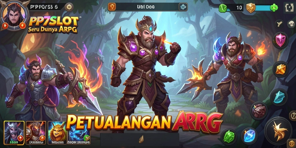 Tampilan gameplay seru dalam PP7SLOT, penuh aksi dan petualangan.