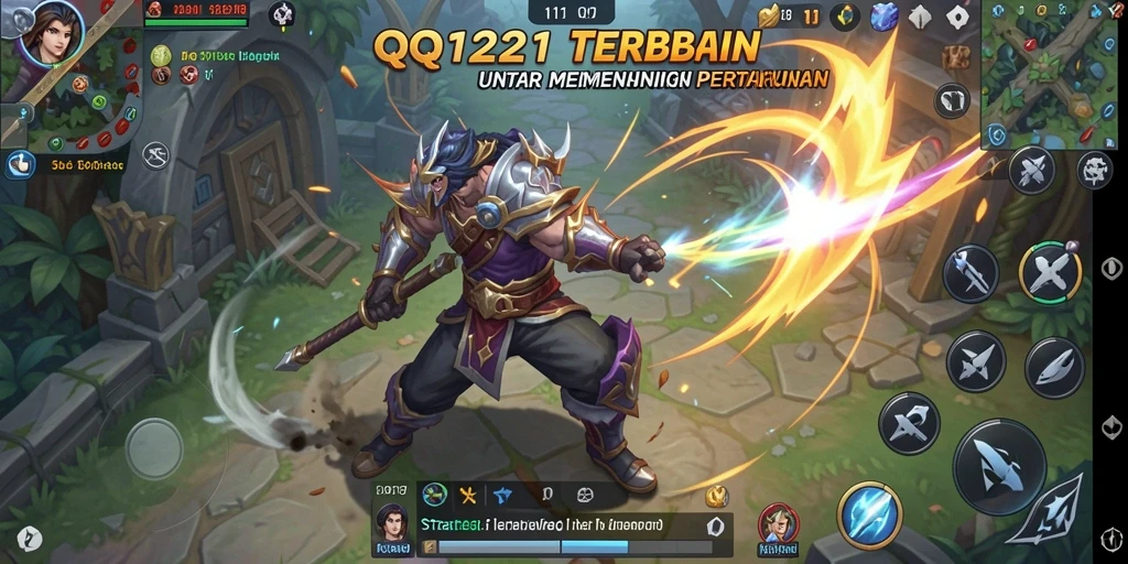 Tampilan gameplay menegangkan dari QQ1221 dengan strategi yang mendalam.
