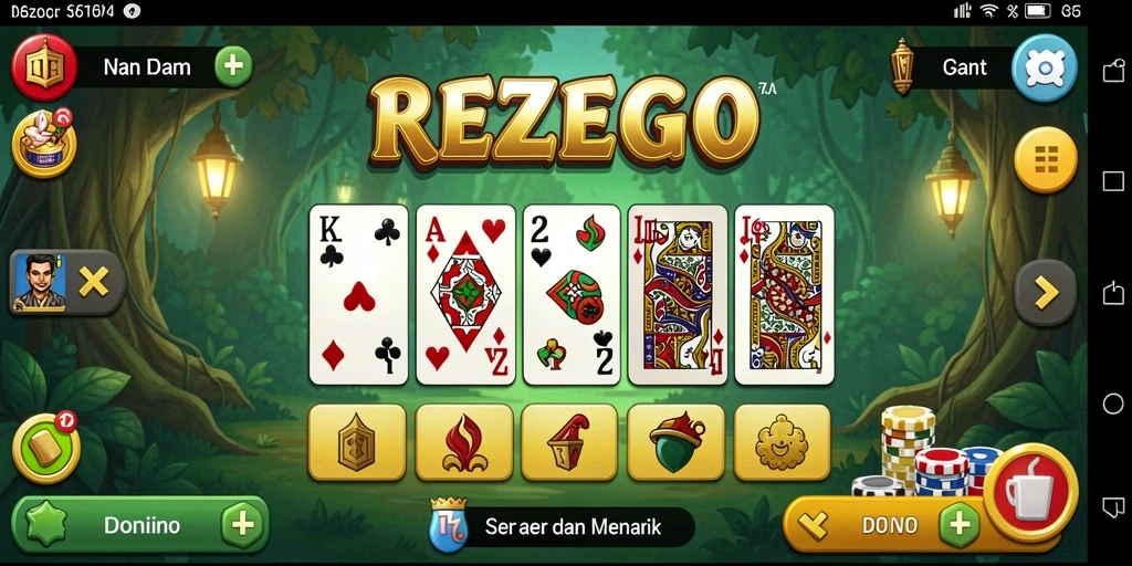 Screenshot gameplay REZEGO yang menarik dan seru.