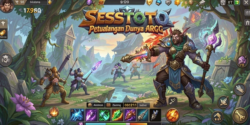 Tampilan gameplay SESETOTO yang menegangkan dan seru.