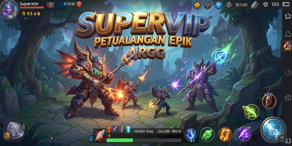 Tampilan gameplay epik dalam dunia ARPG yang memukau.