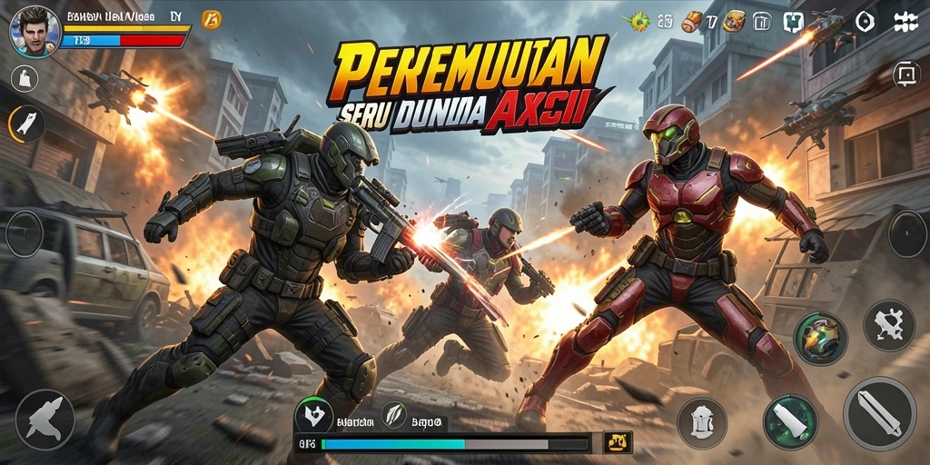 Tangkapan layar dari gameplay mendebarkan T6 yang penuh aksi.