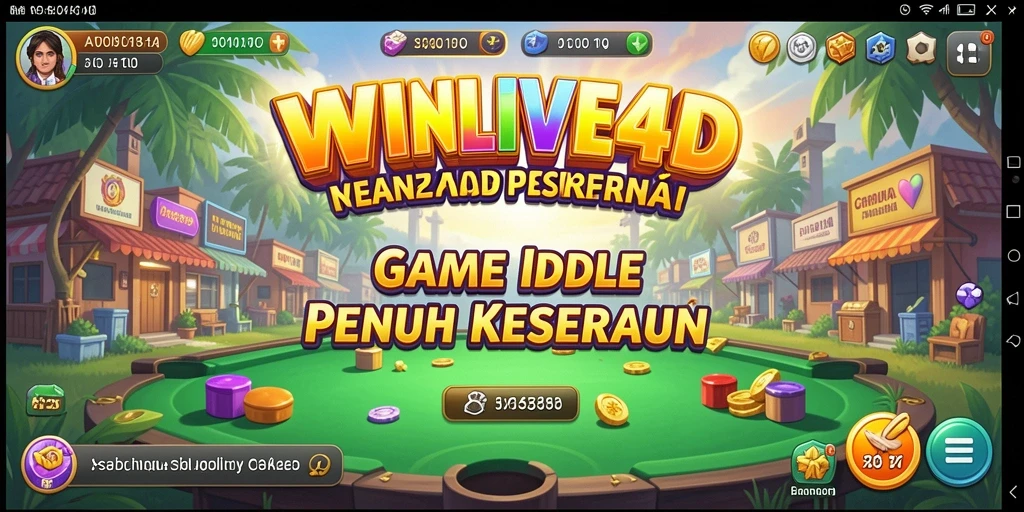 Tampilan gameplay menarik dari WINLIVE4D yang menggambarkan aksi Idle.