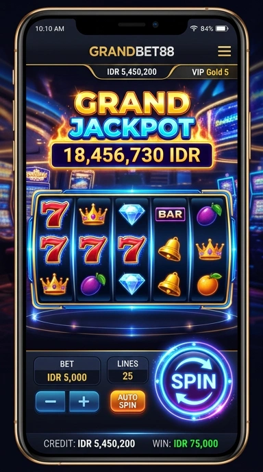 Screenshot fitur permainan menarik di grandbet88.